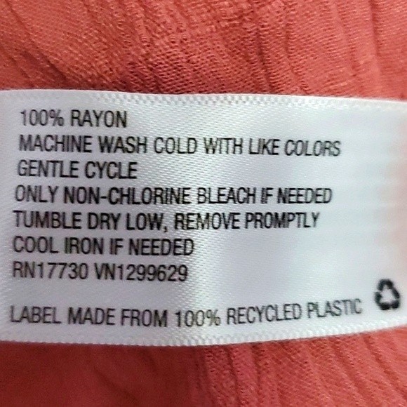 Knox Rose Rusty Mauve Boho Dolman Sleeve Flowy Lagenlook Top - Picture 9 of 10